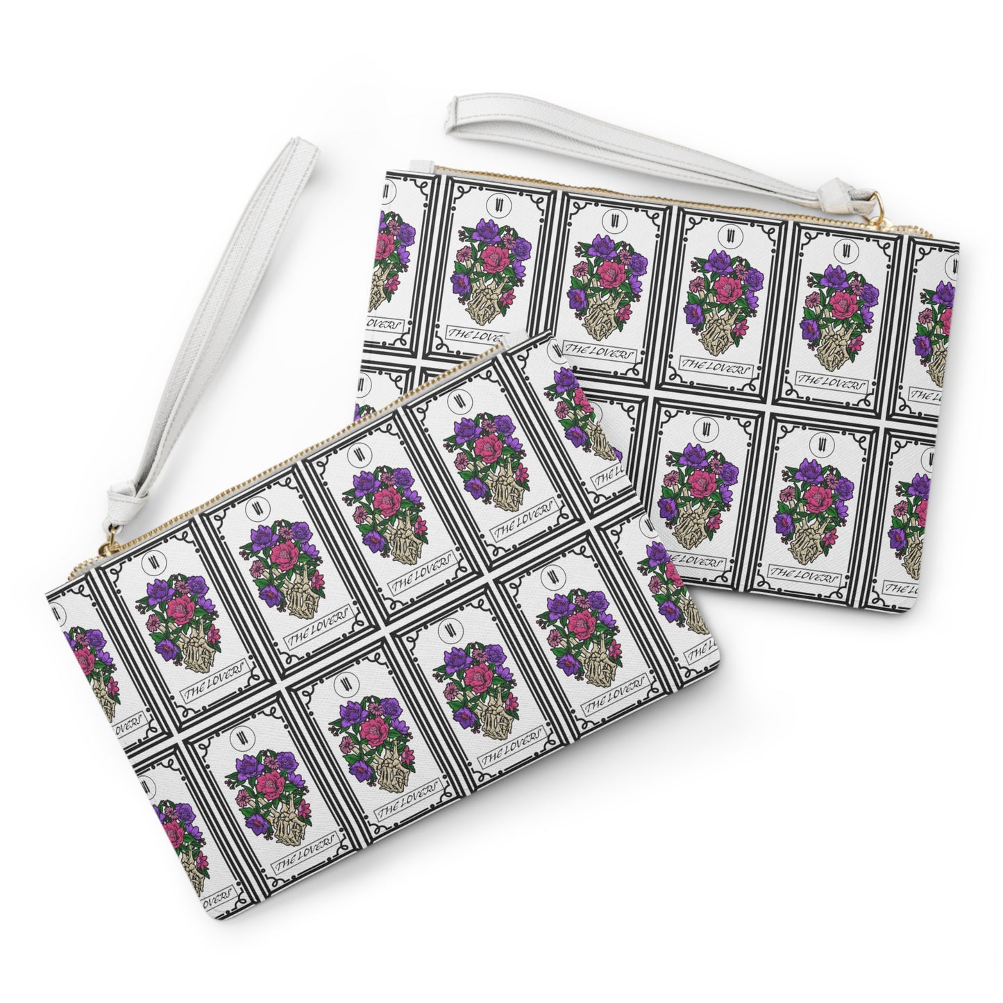 Tarot Collection Lovers Clutch Bag