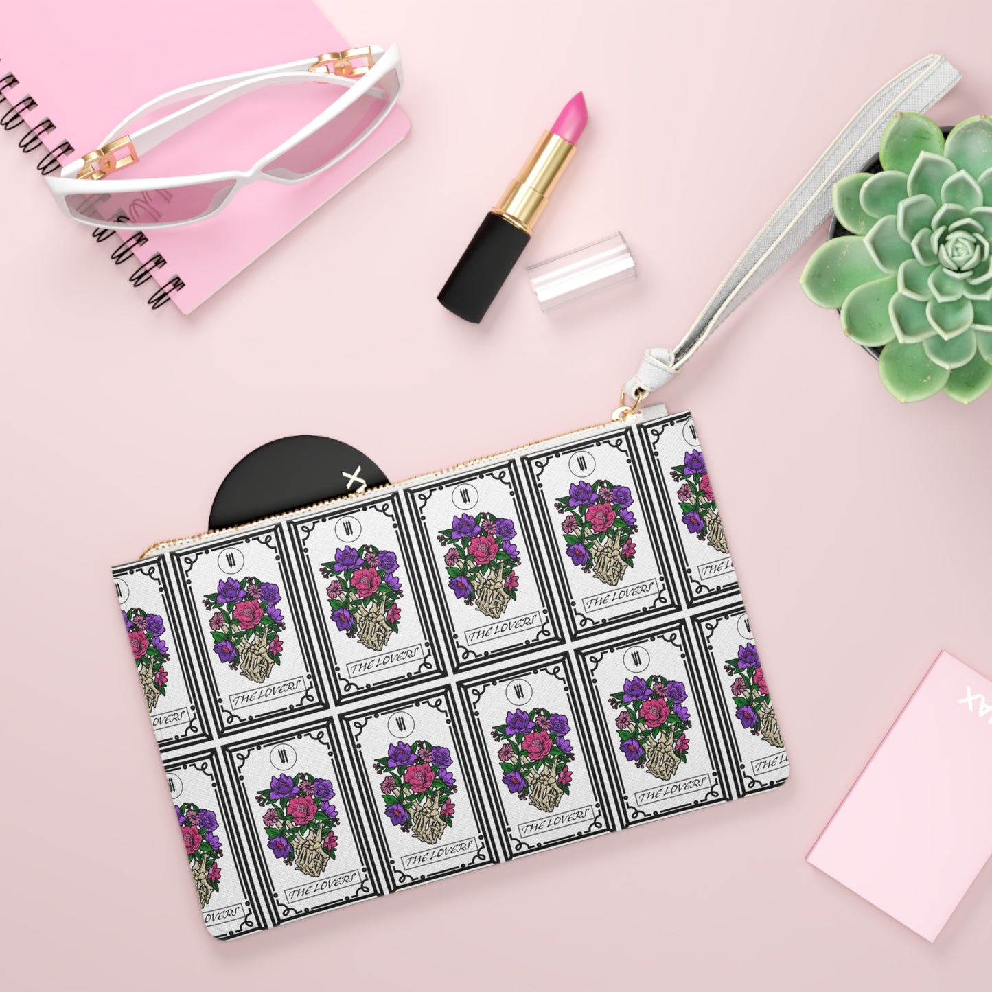 Tarot Collection Lovers Clutch Bag