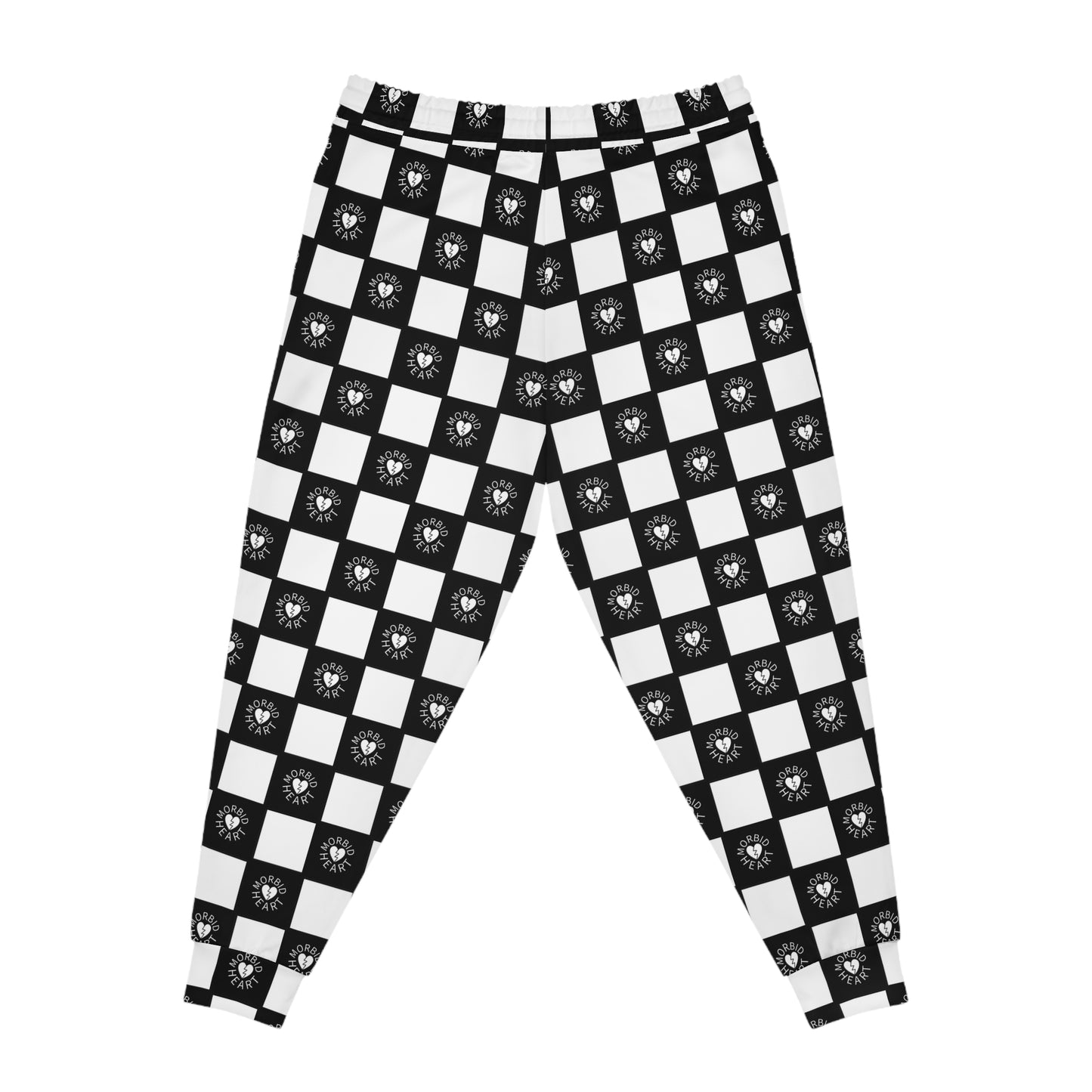 Morbid Heart Checker Print Joggers