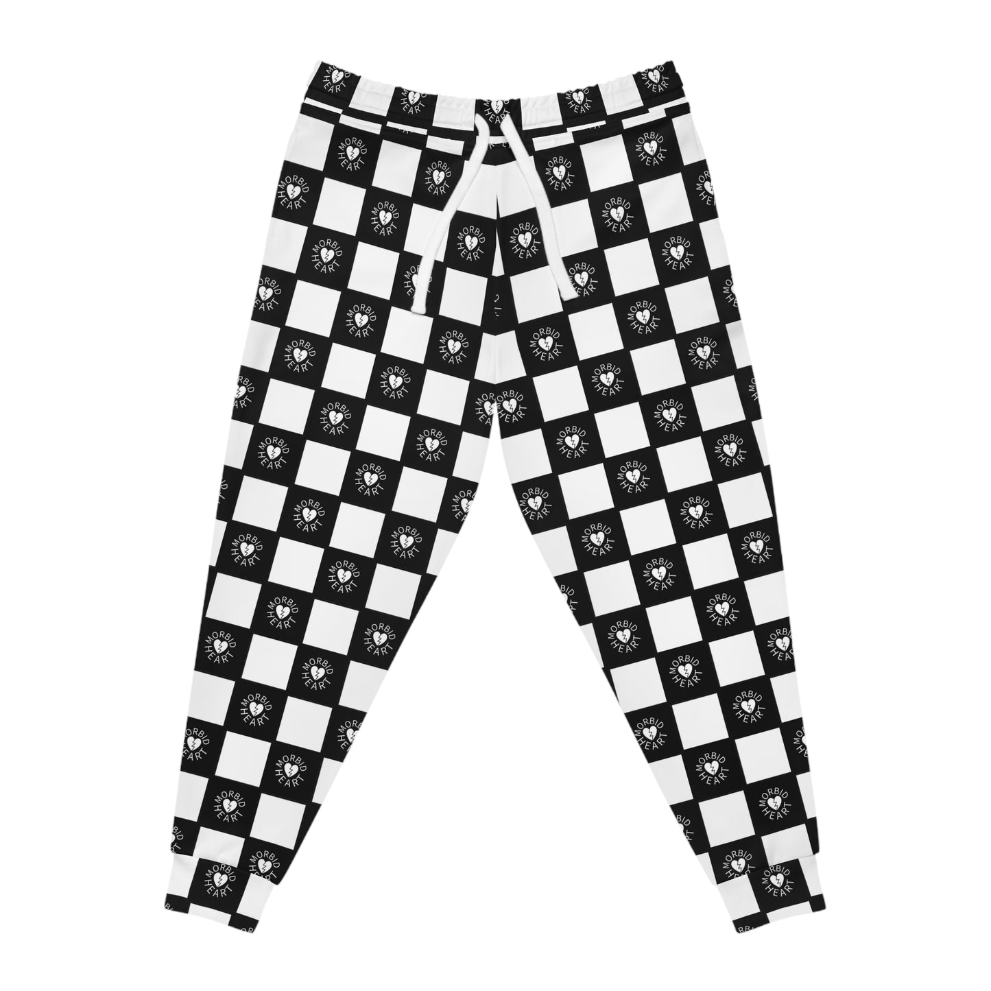Morbid Heart Checker Print Joggers